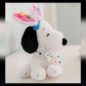 Adorable Soft Colorful 9" Silly Animated Snoopy Plush Brand New With Tags.